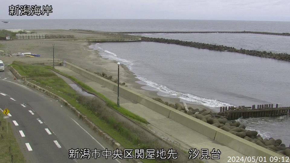 新潟県の海ライブカメラ｢10関屋浜※｣のライブ画像