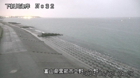 富山県の海ライブカメラ｢26立野※｣のライブ画像