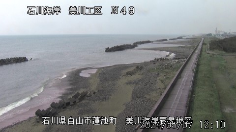 石川県の海ライブカメラ｢20蓮池町※｣のライブ画像