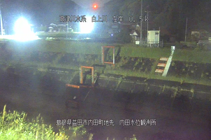 【CCTV】内田水位観測所（白上川0.5K左岸）